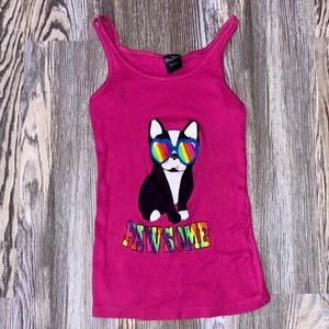 Pawsome 🐾 girls tank